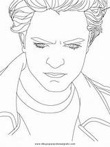 Coloring Pages Edward Cullen Popular Bella sketch template