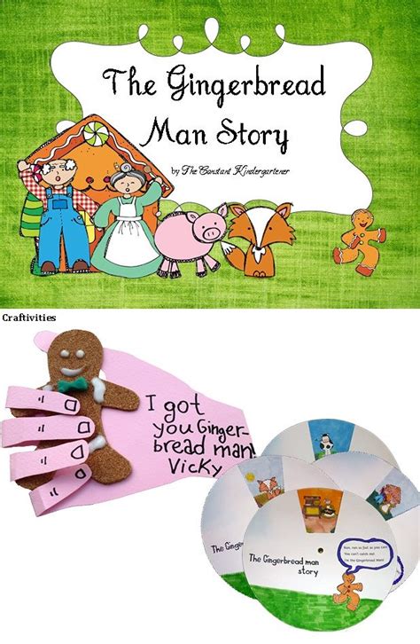 gingerbread man story  children  pre  kindergarten