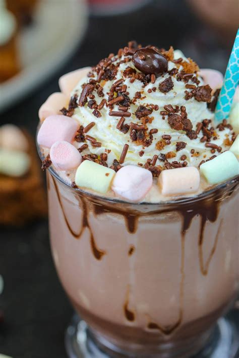 Brownie Flavored Frozen Hot Chocolate How To Make Frozen