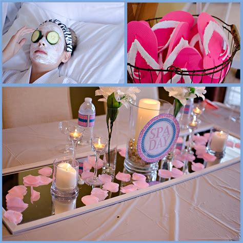 Get Pampered With A Tween Spa Party Spa Party Decorations Girl Spa