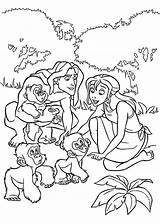 Tarzan Desenhar Ausmalbild Activities Colorat Facili Princesse Visit Monkies Planse Entdecke sketch template