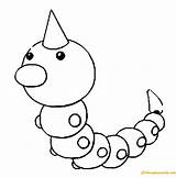 Weedle Pages Pokemon Coloring Online Coloringpagesonly Color sketch template