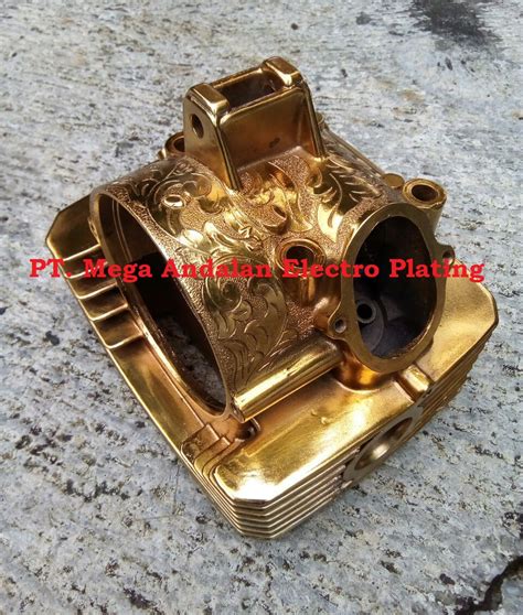 pt mega andalan electro plating metal aluminum  verchrome brass  copper plating