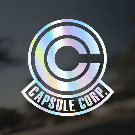 vinyl capsule corp logo decal etsy australia