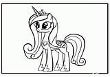 Cadence Pony sketch template