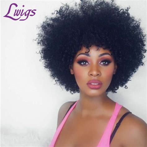 brazilian afro kinky curly human hair wigs lace front wigs afro kinky