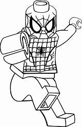 Coloring Lego Pages Spiderman Man Spider Printable Toy Story Sheets Print Color Drawn Disney sketch template