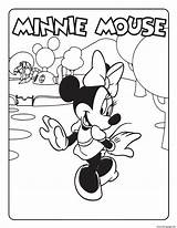 Mouse Coloring Minnie Pages Printable Print Color Book Info sketch template