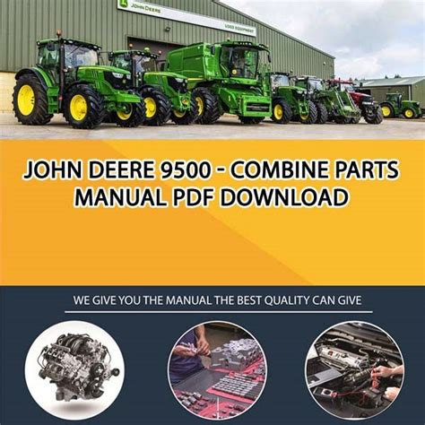 john deere  combine parts manual   service manual repair manual