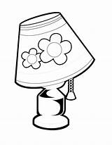 Lamp Coloring Colouring Drawing Kids Lamps Sheet Clipart Cliparts Views 792px 72kb sketch template