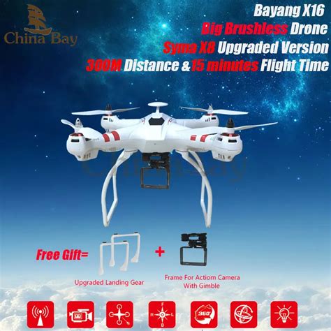 buy syma  upgarded bayangtoys  brushless drone minutes  distance