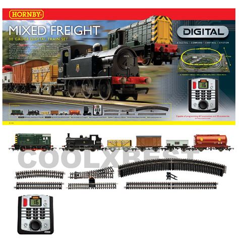 hornby oo digital mixed freight train set dcc fitted  locomotives  ebay