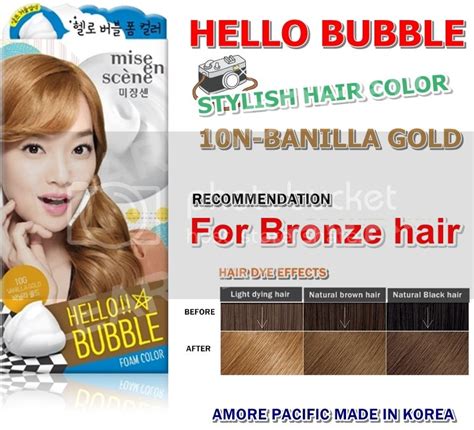 Hair Color Hello Bubble Foam Dye 10n Vanilla Gold Blonde Ammonia Free