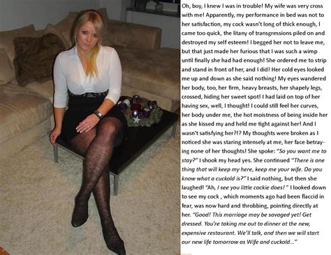 fetish cuckold captions 329 cuck husband talks looks at clothed wife