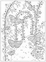 Coloring Garden Colouring Magical Pages Adults Preston Lizzie Book Butterfly Adult Malvorlagen Secret Printable Flowers Ausmalbilder Color Print Tsgos Kids sketch template
