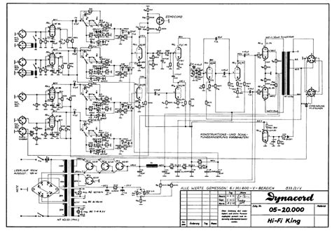 dynacord  fi king schematic electronic service manuals