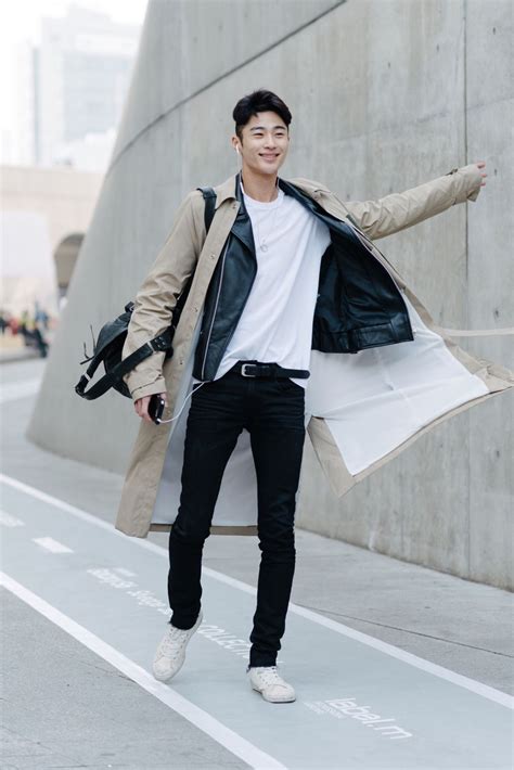 Koreanmodel Streetstyle Byun Woo Seok At Fall 2015 Seoul Fashion Week