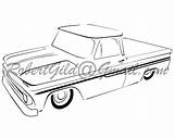 C10 Chevy Truck Sketch Coloring Pages Template Drawings sketch template