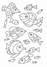 Coloring Pisces Poissons Coloriage Imprimer Pour Marin Kids Pages Monde Gratuit Sur Print Getdrawings Fish Petites Getcolorings Activities sketch template