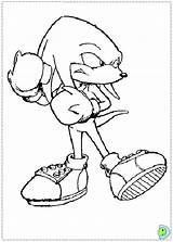 Coloring Sonic Dinokids Pages Close sketch template