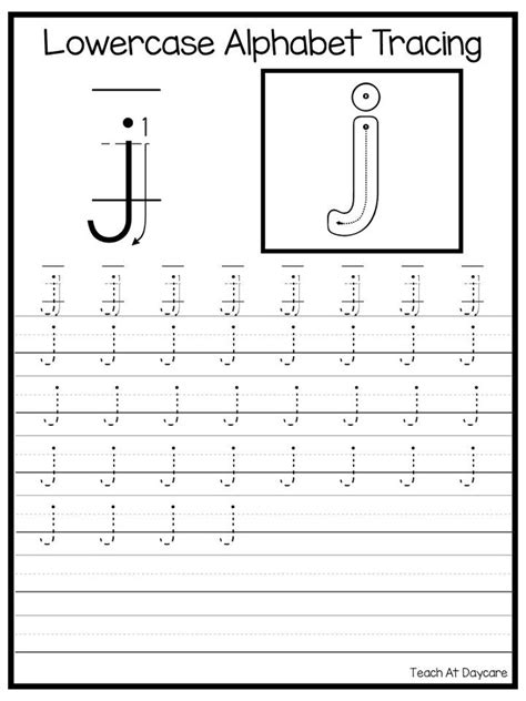 alphabet lowercase letter writing practice