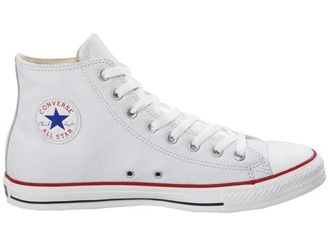 converse chuck taylor  star leather   white lyst