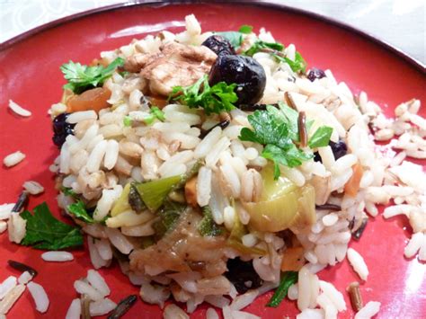 Wild Rice And Barley Pilaf With Dried Fruit Recipe Genius Kitchen