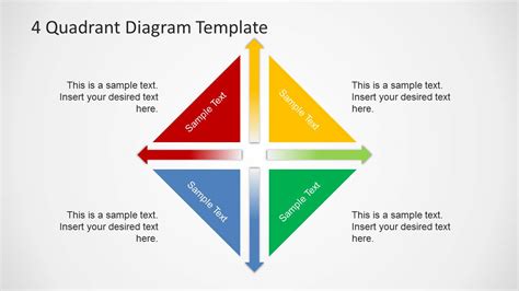 quadrant diagram template  slidemodel