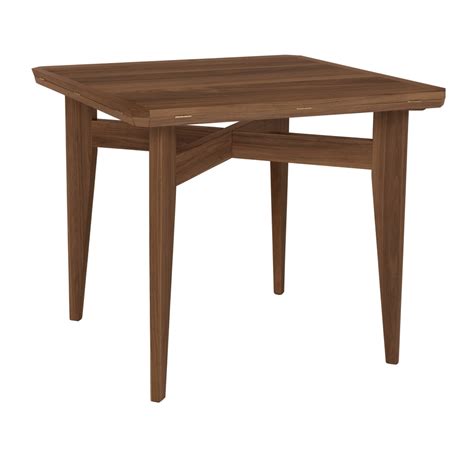 köp b table round square dining table från gubi nordiska galleriet