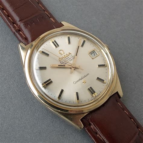 omega constellation gents automatic chronometer calendar vintage   itsawindup