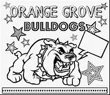 Coloring Pages Georgia Bulldogs Uga Bulldog Getdrawings Superb Getcolorings Printable Color Colorings Pag sketch template