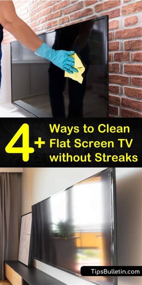 brilliant ways  clean flat screen tv  streaks