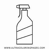 Lavar Botella Detergent Platos Ultracoloringpages sketch template