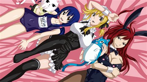 fairy tail scarlet erza heartfilia lucy marvell wendy