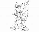 Clank Ratchet Coloring Pages Printable Popular Books Coloringhome sketch template