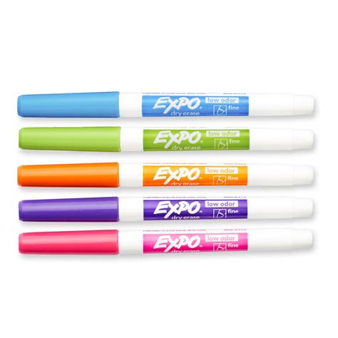 expo  odor dry erase markers fine tip assorted  count walmart