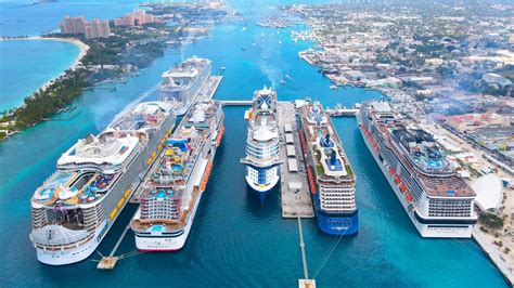 nassau cruise port sets  single day record porthole cruise
