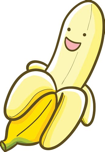 Ilustración De Funny Tipo Banana Y Más Vectores Libres De Derechos De