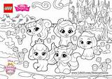 Lego Coloring Pets Friends Palace Pages Princess Disney Print Colouring Color Printable Fun Sheet Pet Party People Activities Tiny Realistic sketch template