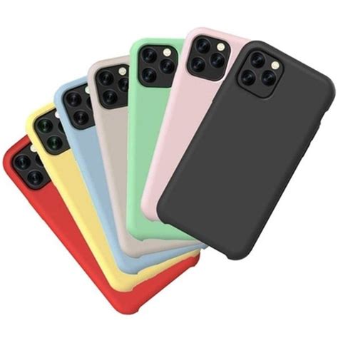liquid silicone shockproof case  apple iphone soft matte  phone