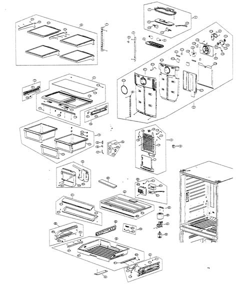 samsung refrigerator parts model rfabpnxaa sears partsdirect