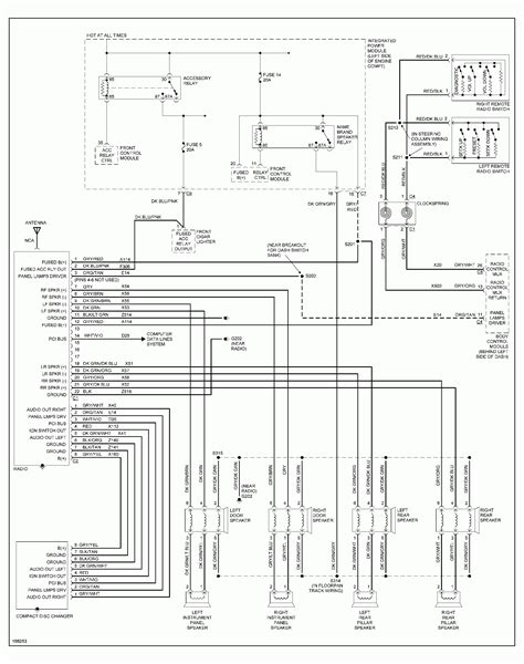 dodge ram  stereo wiring diagram collection faceitsaloncom