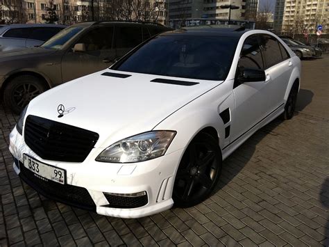 mercedes benz  amg  wald white matte benztuning