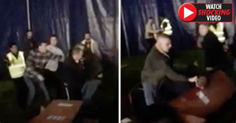 Oktoberfest Brawl Beer Carrying Punters Hurl Punches At