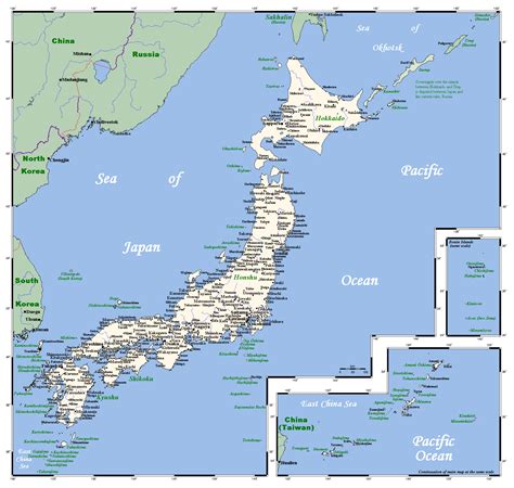 maps  japan detailed map  japan  english tourist map  japan road map  japan