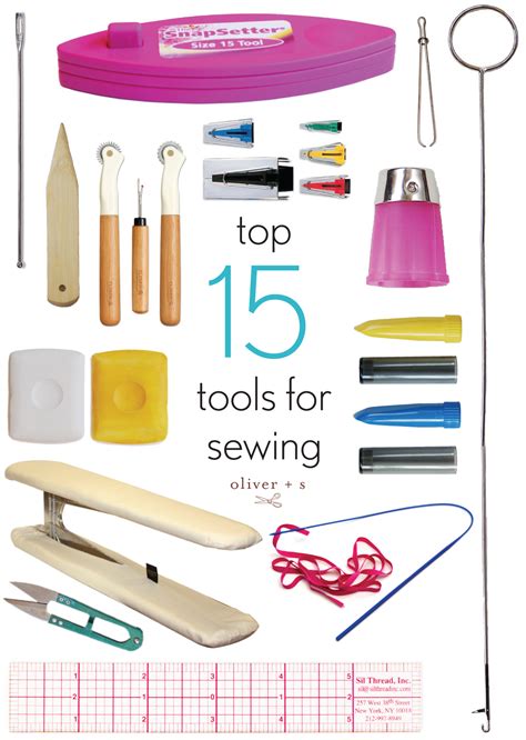 top fifteen tools  sewing blog oliver