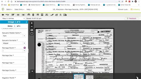 indexing   start indexing   minutes    familysearch