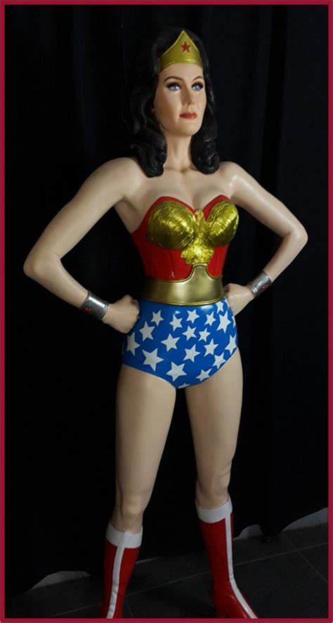 Custom Made Life Size Lynda Carter Wonder Woman Season 1 Statue Prop