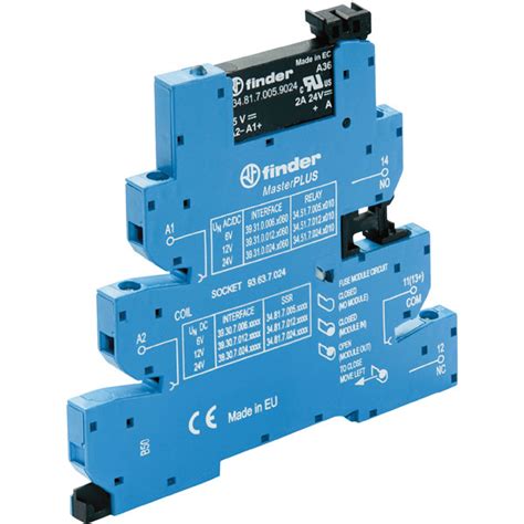 finder  solid state relay module  spst  vdc rapid