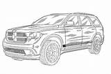 Durango Dodge Coloring Drawing Magnum Suv Sketch Drawings Car 2010 Carscoops Uspto Patent Chrysler Cherokee Jeep Grand Pictured Leaked Via sketch template
